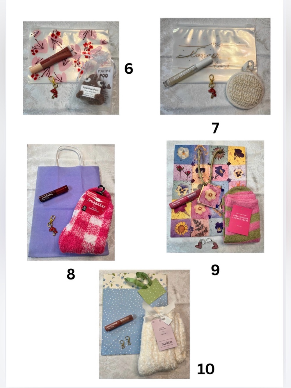 Gift Bag Bundles - Lovely Lip Products, Earrings/Charm, Self-Care Fun-Tastic! - Picture 3 of 8